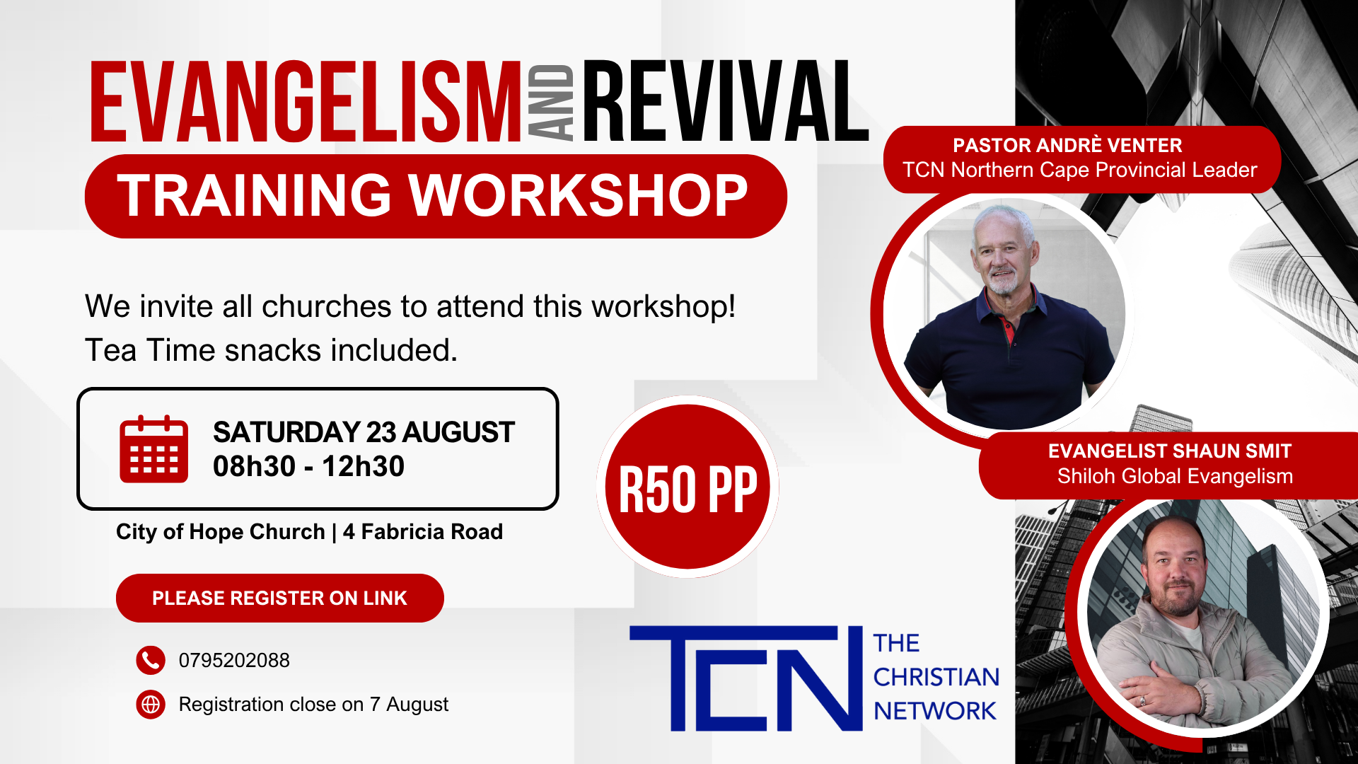Registrations closed - Revival & Evangelism Training Workshop